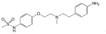Dofetilide N`-Desmethylsulfonyl Impurity  ;N-[4-[2-[Methyl[2-[4-[(methylsulfonyl)amino]phenoxy]ethyl]oxidoamino]ethyl]phenyl]-methanesulfonamide  |   115256-12-7
