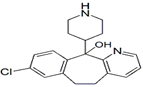 Desloratadine 11-Hydroxy Impurity ; 8-Chloro-6,11-dihydro-11-[4-piperidinyl]-11-hydroxy-5H-benzo[5,6] cyclohepta [1,2-b]pyridine