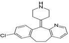 Desloratadine ;Loratadine USP RC A ; Loratadine EP Impurity D ; 8-Chloro-6,11-dihydro-11-(4-piperdinylidene)-5H-benzo[5,6]cyclohepta[1,2-b]pyridine | 100643-71-8