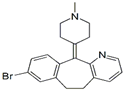 Desloratadine 8-Bromo-N-Methyl Impurity ;  8-Bromo-6,11-dihydro-11-(1-methyl-4-piperdinylidene)-5H-benzo[5,6] cyclohepta [1,2-b]pyridine | 130642-57-8