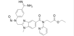 Dabigatran  Nitraso impurity ;ethyl 3-(2-(((4-carbamimidoylphenyl)(nitroso)amino)methyl)-1-methyl-N-(pyridin-2-yl)-1H-benzo[d]imidazole-5-carboxamido)propanoate