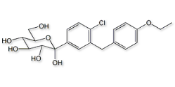 Dapagliflozin Impurity 2 ;1-​C-​[4-​Chloro-​3-​[(4-​ethoxyphenyl)​methyl]​phenyl]​-D-​glucopyranose ;461432-27-9