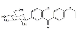 Dapagliflozin Keto Impurity ;(2-Chloro-5-((3R,4R,5S,6R)-3,4,5-trihydroxy-6-(hydroxymethyl)tetrahydro-2H-pyran-2-yl)phenyl)(4-ethoxyphenyl)methanone ;  2169998-23-4