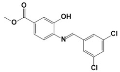 (E)-methyl 4-(3,5-dichlorobenzylideneamino)-3-hydroxybenzoate/2123626-56-0