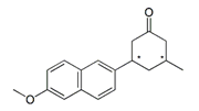 Nabumetone EP Impurity A ;3-(6-Methoxynaphthalen-2-yl)-5-methylcyclohexanone  |  343272-52-6