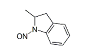Indapamide EP Impurity A ; Indapamide USP RC D ;(2RS)-2-Methyl-1-nitroso-2,3-dihydro-1H-indole  |  85440-79-5
