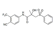 Bicalutamide EP Impurity A ;Desfluoro Bicalutamide ;(RS)-N-[4-Cyano-3-(trifluoromethyl)phenyl]-3-phenyl sulfonyl-2-hydroxy-2-methyl-propanamide   |  90357-05-4