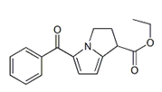 Ketorolac EP Impurity J ;Ketorolac Ethyl Ester ;Ethyl (1RS)-5-benzoyl-2,3-dihydro-1H-pyrrolizine-1-carboxylate  |  108061-03-6