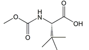 Atazanavir EP Impurity K ;Atazanavir USP RC A ; (S)–2–[(Methoxycarbonyl)amino]–3,3–dimethylbutanoic acid  |  162537-11-3