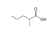 Valproic Acid EP Impurity L ; 2-Methylpentanoic acid  |  97-61-0