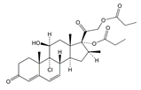 Beclometasone Dipropionate EP Impurity M ; 9-Chloro-11β-hydroxy-16β-methyl-3,20-dioxopregna-4,6-diene-17,21-diyl dipropanoate