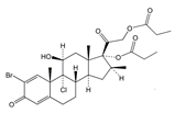 Beclometasone Dipropionate EP Impurity N ;2-Bromo-9-chloro-11β-hydroxy-16β-methyl-3,20-dioxopregna-1,4-diene-17,21-diyl dipropanoate  |  1204582-47-7