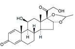 Budesonide EP Impurity B ; Budesonide Acetylaldehyde Acetal ;16α,17-[(1RS)-Ethylidenebis(oxy)]-11β,21-dihydroxypregna-1,4-diene-3,20-dione  |  1040085-98-0