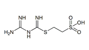 Mesna EP Impurity B ;Guanidinethiouronium Ethanesulfonic Acid (USP) ; 2-[[(Guanidino)(imino)methyl]sulfanyl]ethanesulfonic acid   |  1391053-66-9