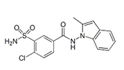 Indapamide EP Impurity B ; Indapamide USP RC A ;4-Chloro-N-(2-methyl-1H-indol-1-yl]-3-sulfamoylbenzamide  |  63968-75-2