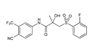Bicalutamide EP Impurity B ;Bicalutamide 2-Fluoro Isomer ;(RS)-4'-Cyano-3-(2-fluorophenylsulfonyl)-2-hydroxy-2-methyl-3'-(trifluoromethyl)-propionanilide   |   1159977-36-2