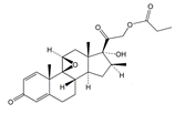 Beclometasone Dipropionate EP Impurity V ;Betamethasone 9,11-Epoxide 21-Propionate ;9,11β-Epoxy-17-hydroxy-16β-methyl-3,20-dioxo-9β-pregna-1,4-dien-21-yl propanoate  |  205105-83-5