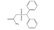Armodafinil Impurity C; Modafinil Sulfone RC B; 2-[(Diphenyl methyl)sulfonyl] acetamide | 118779-53-6