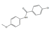 Indomethacin EP Impurity C ; 4-Chloro-N-(4-methoxyphenyl)benzamide  |  4018-82-0