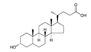 Chenodeoxycholic Acid EP Impurity C ;Ursodeoxycholic Acid EP Impurity C ;Lithocholic Acid ;7-Deoxy Ursodeoxycholic Acid ;7-Deoxy Chenodeoxycholic Acid ;3α-Hydroxy-5β-cholan-24-oic acid  |  434-13-9