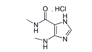 Theophylline EP Impurity D ; Theophylline USP RC D ;Diprophylline EP Impurity A ;Theophyllidine HCl ;N-Methyl-5-(methylamino)-1H-imidazole-4-carboxamide HCl  |  116131-08-9