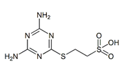 Mesna EP Impurity E ; Mesna Triazine Analog (USP) ;2-(4,6-Diamino-1,3,5-triazin-2-yl)sulfanylethanesulfonic acid   |  1391054-56-0