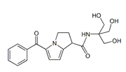 Ketorolac EP Impurity E ;Ketorolac USP Related Compound A ;Ketorolac Tris Amide Impurity ;(1RS)-5-Benzoyl-N-[2-hydroxy-1,1-bis(hydroxymethyl)ethyl]-2,3-dihydro-1H-pyrrolizine-1-carboxamide  |  167105-80-8