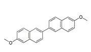 Nabumetone EP Impurity F ; 6,6′-Dimethoxy-2,2′-binaphthalenyl  |  29619-45-2