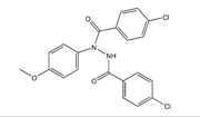 Indomethacin EP Impurity F ;4-Chloro-N'-(4-chlorobenzoyl)-N-(4-methoxyphenyl)benzohydrazide   |  402849-27-8