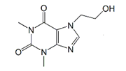 Theophylline EP Impurity F ; Theophylline USP RC F ; Diprophylline EP Impurity C ;Etofylline ;7-(2-Hydroxyethyl)-1,3-dimethyl-3,7-dihydro-1H-purine-2,6-dione  |  519-37-9