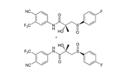 Bicalutamide EP Impurity F ;(2SR)-N-[4-Cyano-3-(trifluoromethyl)phenyl]-3-[(RS)-(4-fluorophenyl) sulfinyl]- 2-hydroxy-2-methylpropanamide