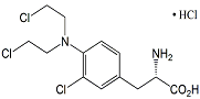 Melphalan EP Impurity F ;3-Chloromelphalan HCl ; 4-[bis(2-Chloroethyl)amino]-3-chloro-L-phenylalanine hydrochloride