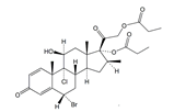 Beclometasone Dipropionate EP Impurity F ;6α-Bromo Beclomethasone Dipropionate ; 6α-Bromo-9-chloro-11β-hydroxy-16β-methyl-3,20-dioxopregna-1,4-diene-17,21-diyl dipropanoate  |  66917-44-0