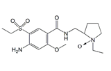 Amisulpride EP Impurity F ; Amisulpride N-Oxide ;  4-Amino-N-[[(2RS)-1-ethyl-1-oxidopyrrolidin-2-yl]methyl]-5-(ethylsulfonyl)-2-methoxybenzamide  |  71676-01-02