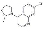 Hydroxychloroquine EP Impurity F ; 7-Chloro-4-[(2RS)-2-methylpyrrolidin-1-yl]quinoline |  6281-58-9