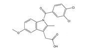 Indomethacin EP Impurity G ;Indomethacin 3,4-DiChloro Analog ;[1-(3,4-Dichlorobenzoyl)-5-methoxy-2-methyl-1H-indol-3-yl]acetic acid  | 402849-26-7