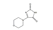 Timolol EP Impurity G ;Timolol BP Impurity G ;4-(Morpholin-4-yl)-1,2,5-thiadiazol-3(2H)-one-1-oxide  |  75202-36-7