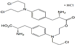 Melphalan EP Impurity G ;Melphalan Dimer HCl ;4-[[2-[[4-[bis(2-Chloroethyl)amino]-L-phenylalanyl]oxy]ethyl](2-chloroethyl)amino]-L-phenylalanine hydrochloride