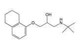 Nadolol EP Impurity G ;(2RS)-1-[(1,1-dimethylethyl)amino]-3-[(5,6,7,8tetrahydronaphthalen-1-yl)oxy]propan-2-ol   |  33841-03-1