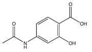 Metoclopramide EP Impurity H ;Metoclopramide BP Impurity H ; N-Acetyl-4-aminosalicylic Acid ; 4-(Acetylamino)-2-hydroxybenzoic acid  |   50-86-2