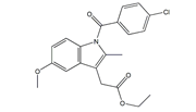 Indomethacin EP Impurity I ; Indomethacin Ethyl Ester ;1-(4-Chlorobenzoyl)-5-methoxy-2-methyl-1H-Indole-3-acetic acid ethyl ester  |  16401-99-3
