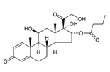 Budesonide EP Impurity I ;16α-Butyloxy Prednisolone ;11β,17,21-Trihydroxy-3,20-dioxopregna-1,4-dien-16α-yl butanoate  |  113930-13-5