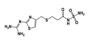 Famotidine EP Impurity C; 3-[[[2-[(Diaminomethylene)amino]thiazol-4-yl]methyl]sulphanyl]-N-sulphamoylpropanamide |  76824-17-4