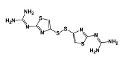 Famotidine  EP Impurity E ; 2,2'-[Disulphanediylbis(methylenethiazole-4,2-diyl)]diguanidine  |  129083-44-9
