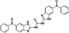 Fenbendazole sulfone urea dimer; 1,3-bis(6-(phenylsulfinyl)-1H-benzo[d]imidazol-2-yl)urea; 2197014-92-7