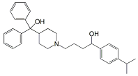 Fexofenadine EP Impurity C; Fexofenadine USP RC C ; Decarboxy Fexofenadine ; (1RS)-4-[4-(Hydroxydiphenylmethyl)piperidin-1-yl]-1-[4-(1-methylethyl)phenyl]butan-1-ol  | 185066-37-9