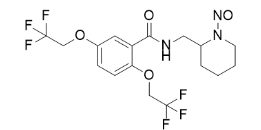 Flecainide Nitroso impurity ;Flecainide Nitroso impurity; N-((1-nitrosopiperidin-2-yl)methyl)-2,5-bis(2,2,2-trifluoroethoxy)benzamide