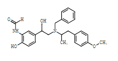 Formote rol Fumarate EP impurity- H ;N-(5-(2-(benzyl(1-(4-methoxyphenyl)propan-2-yl)amino)-1-hydroxyethyl)-2-hydroxyphenyl)formamide