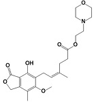 Mycophenolate Mofetil EP Impurity C;2-(Morpholin-4-yl)ethyl (4Z)-6-(4-hydroxy-6-methoxy-7-methyl-3-oxo-1,3-dihydroisobenzofuran-5-yl)-4-methylhex-4-enoate/2286278-51-9