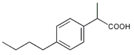 Ibuprofen EP Impurity B ;(2RS)-2-(4-Butylphenyl)propanoic acid  | 3585-49-7